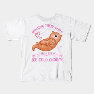 Alaska Otter - Mom Otter Kids T-Shirt